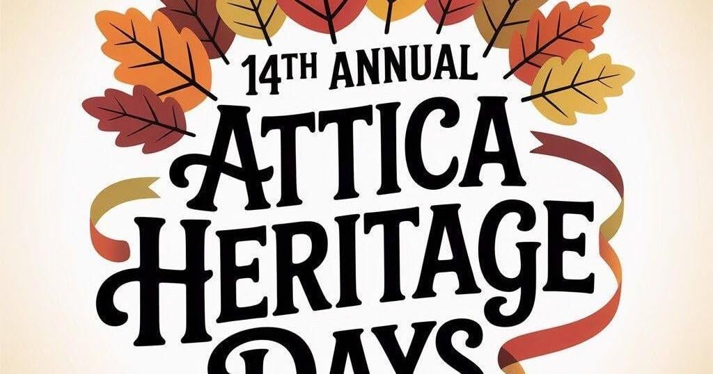 Attica Heritage Days set for Sept. 18-20