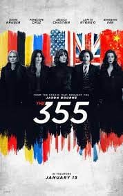 The 355 movie poster