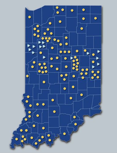 Indiana solar and wind map locations