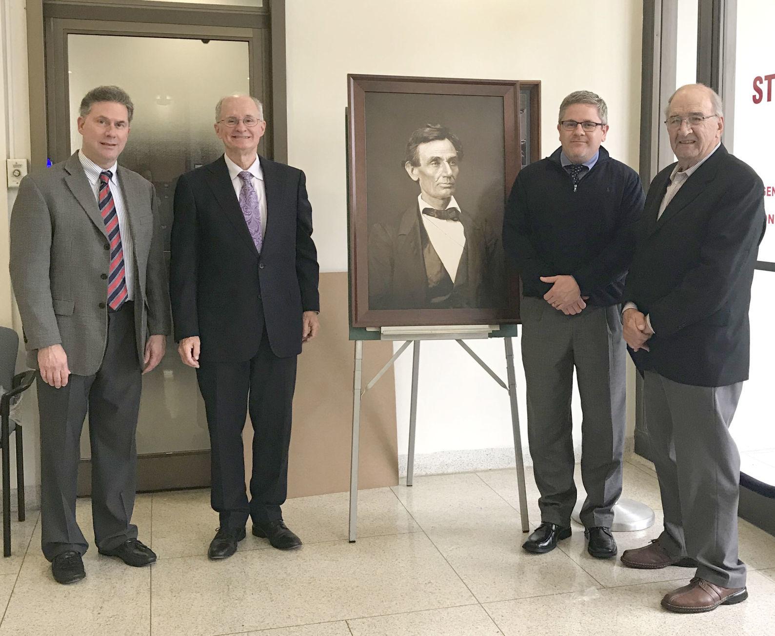 Iroquois County presented with Lincoln portrait | Iroquois County's ...