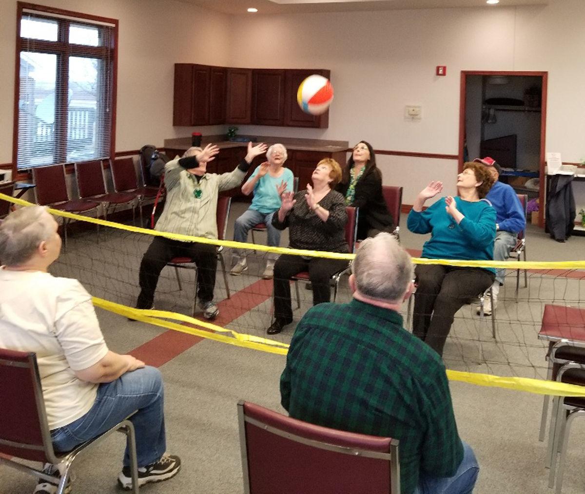 Chair volleyball is great senior workout Kankankee Valley Post News
