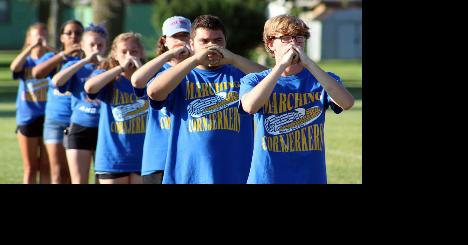 Hoopeston Area Marching Cornjerkers present preview performance