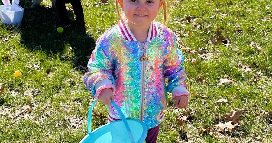Young hunters brave chilly morning to gather Easter eggs