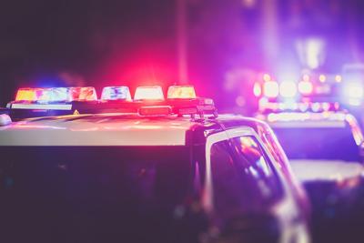 Police lights logo