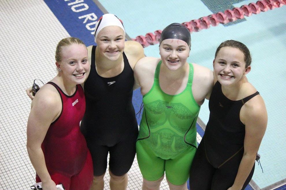 RCHS girls swim sets new relay mark at sectional | Rensselaer ...