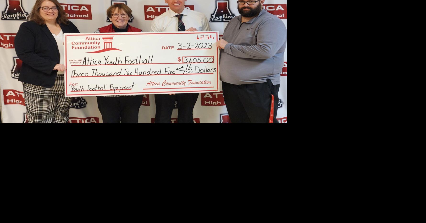 Attica Community Foundation Supports Youth Football WCINews newsbug
