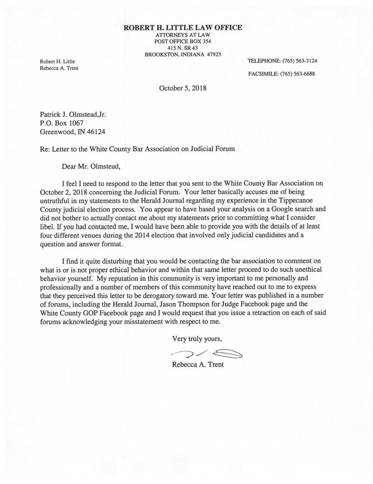 letter from a trent s attorney to patrick attorney letters