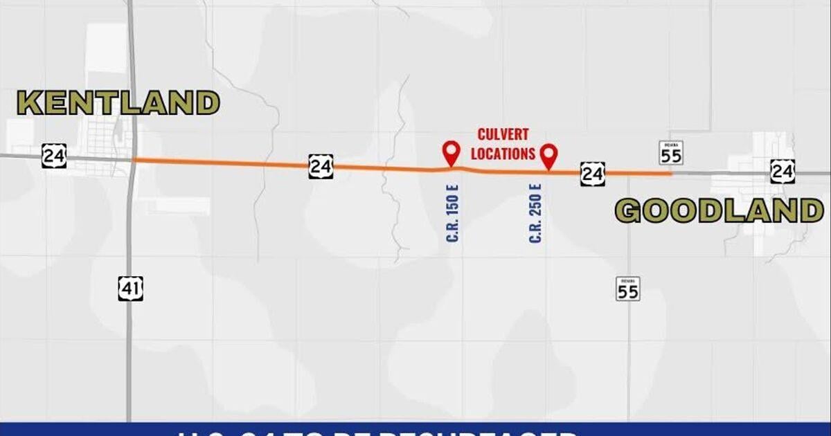 U.S. 24 resurfacing project in Newton County begins this month