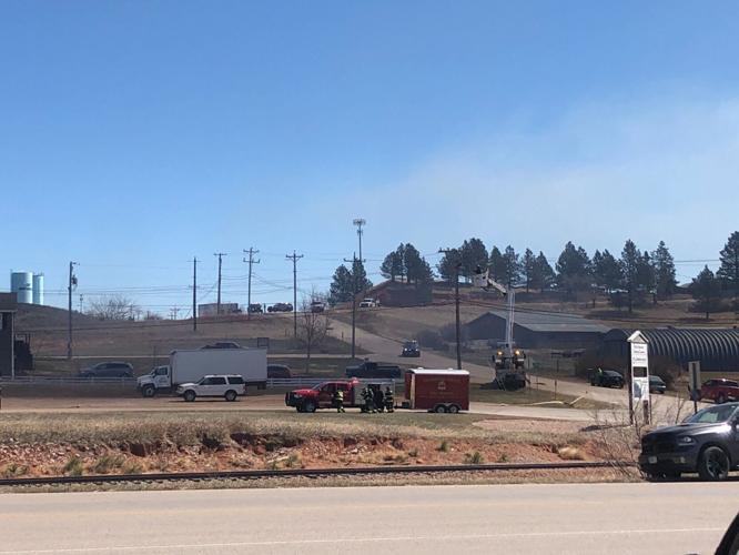 Firefighters battle large structure fire in Black Hawk News