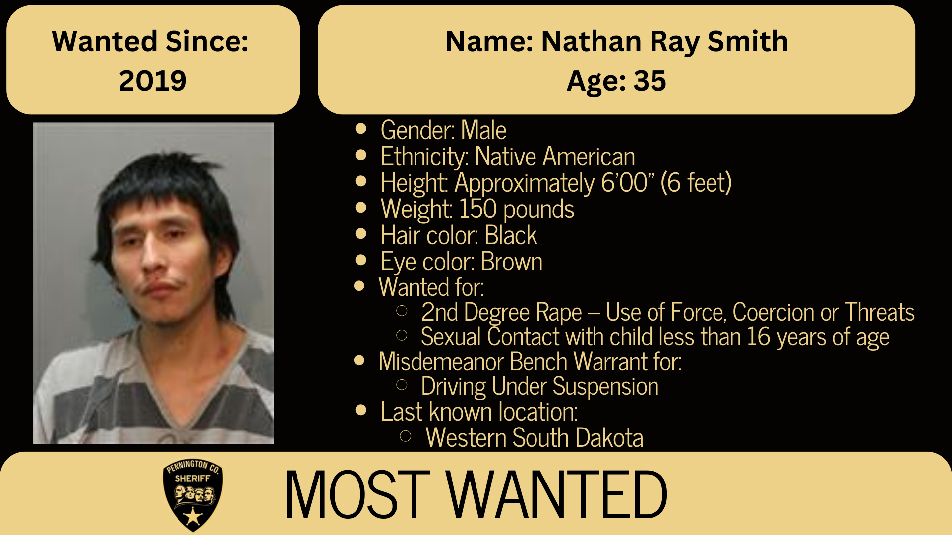 Felony Alert Rapid City Woman wanted for First Degree Rape, Sexual Contact with a Child News newscenter1 picture