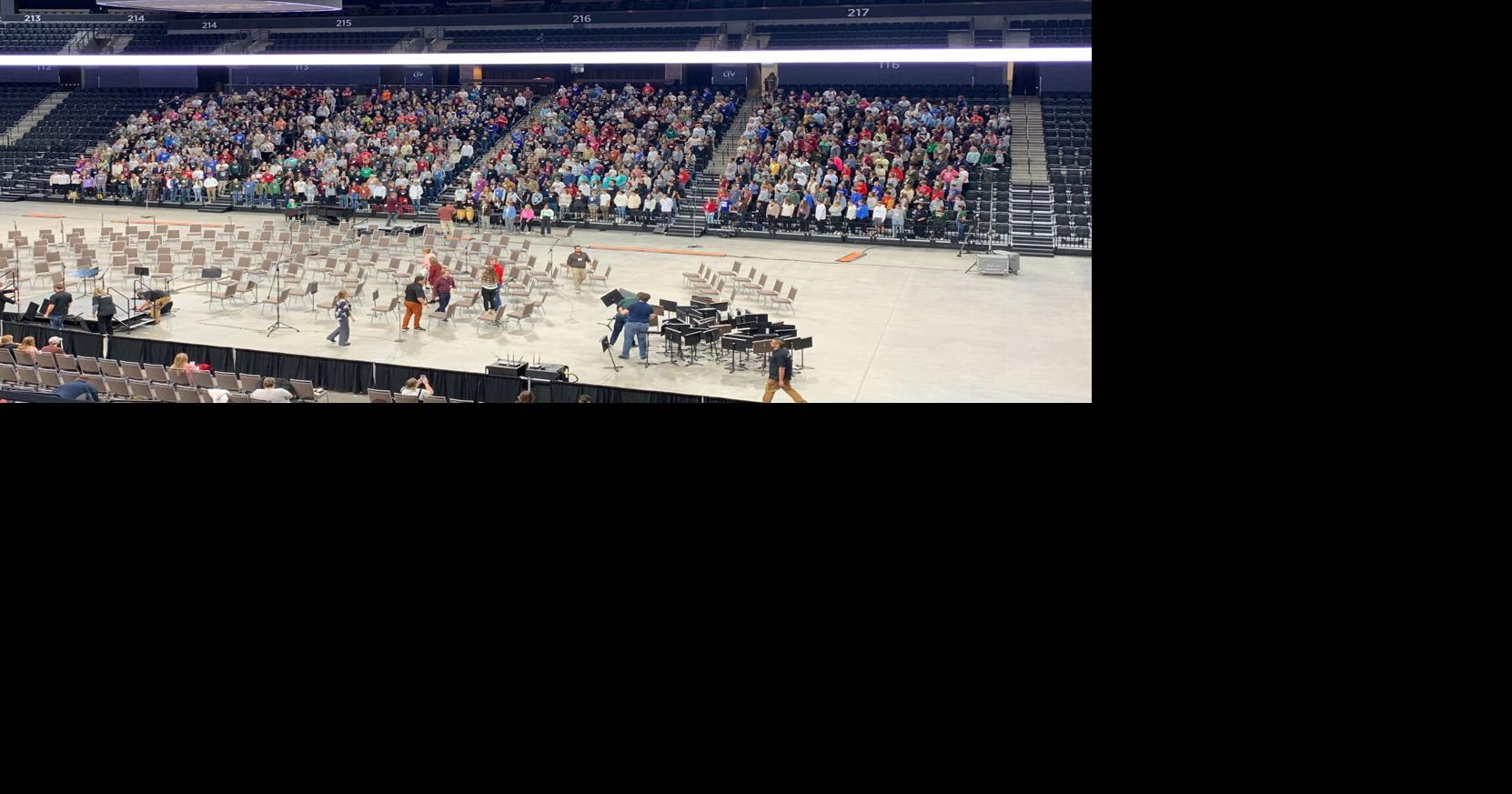 Rapid City's Summit Arena hosts the South Dakota AllState Choir and