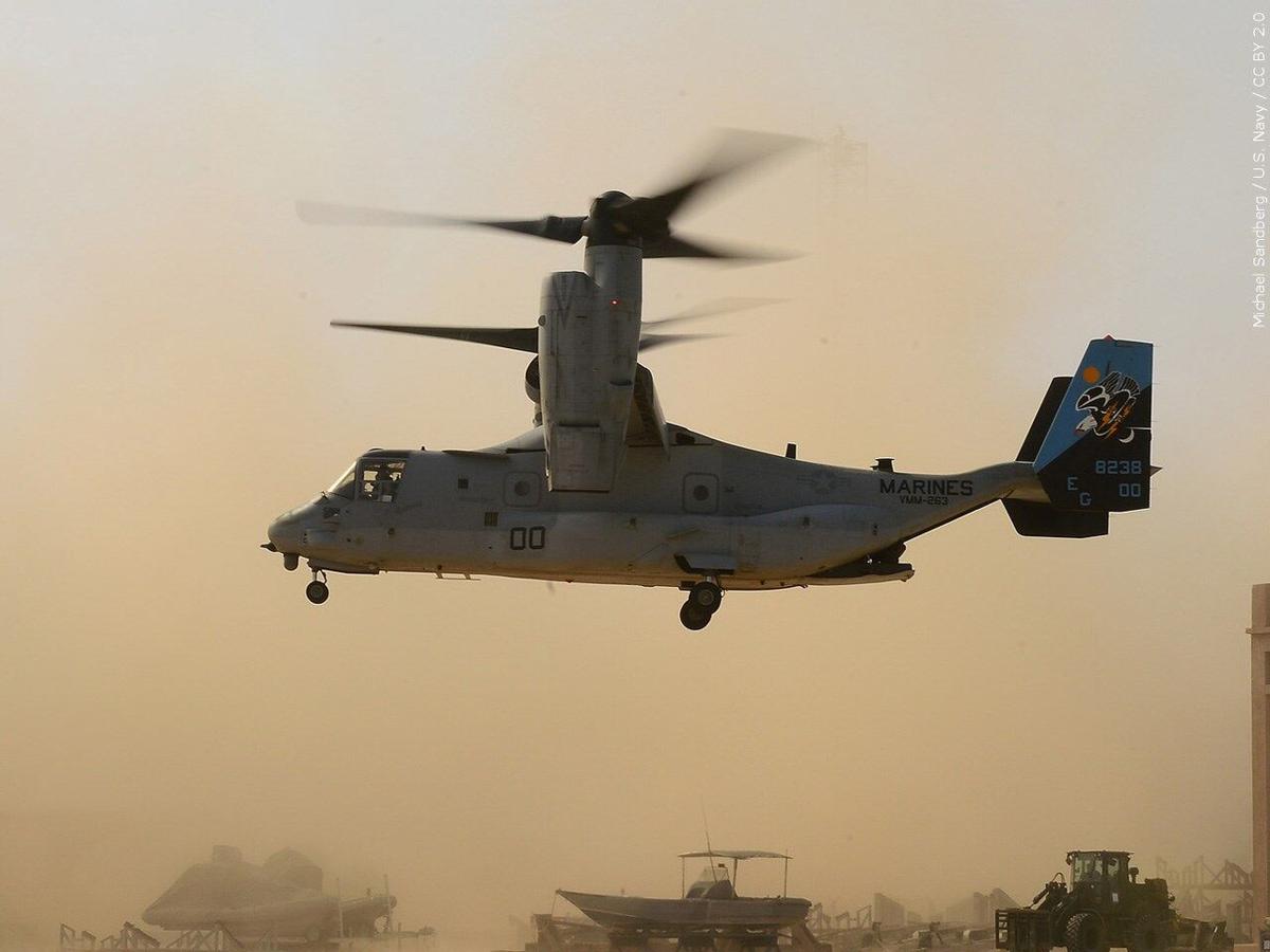 Marines determine mechanical failure in Osprey crash that killed 5