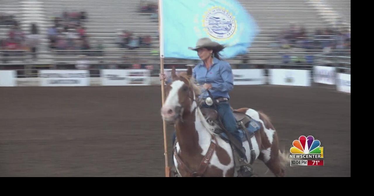 Governor Noem rides in Central States Fair rodeo News newscenter1.tv