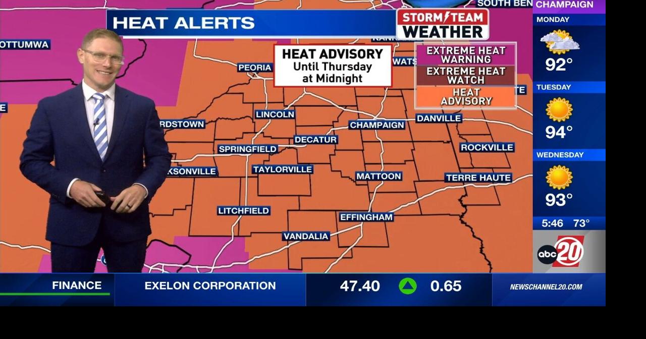 Heat and humidity dominate the forecast all week | | newschannel20.com