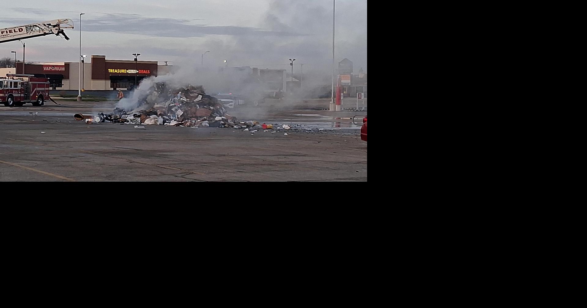 Firefighters respond to garbage truck fire in Springfield Target ...