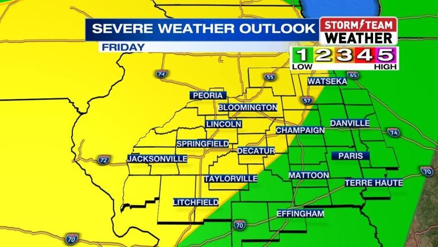 Severe weather threat heightens in Central Illinois | Weather ...