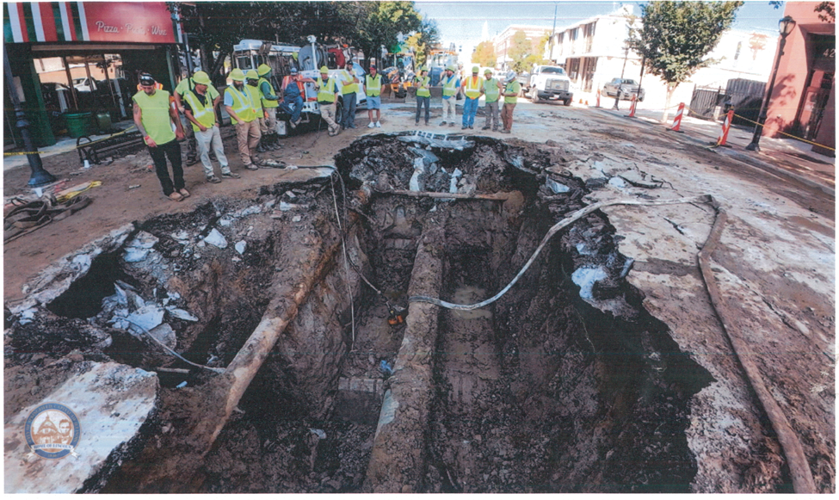 UPDATE: Crews continue work on water main break in Downtown