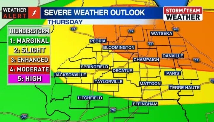 RECORD WARMTH TO HELP FUEL SEVERE STORMS | Weather | newschannel20.com