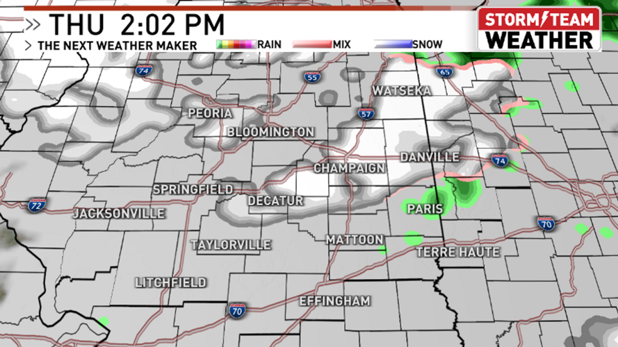 Snow chances for parts of Central Illinois | Local News | newschannel20.com