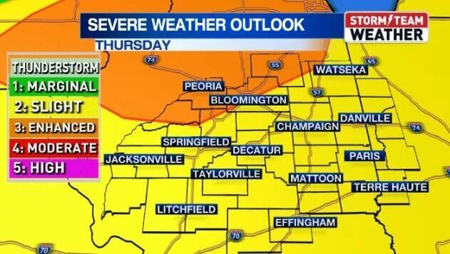 A Threat of Severe Storms Hangs Over Central Illinois | Weather ...