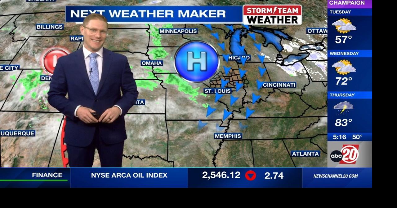 Warming Up This Week, Possible Record Temps and Storms Thursday ...