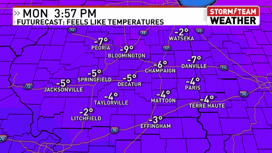 Arctic air brings dangerously cold wind chills the next few days ...