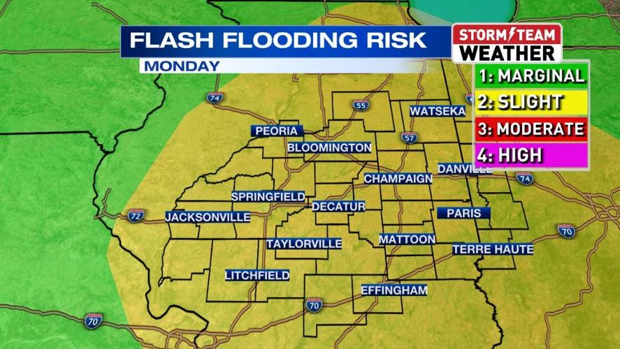 Central Illinois braces for severe weather impacts Monday | Weather ...