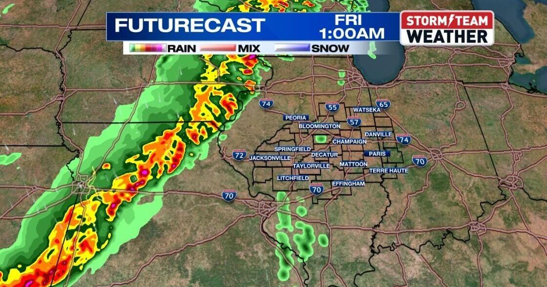 Damaging winds possible in line of storms Thursday night | Weather ...