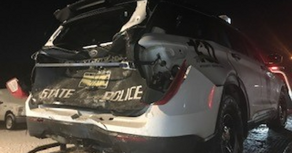ISP squad car struck on I-70 east | Local News | newschannel20.com