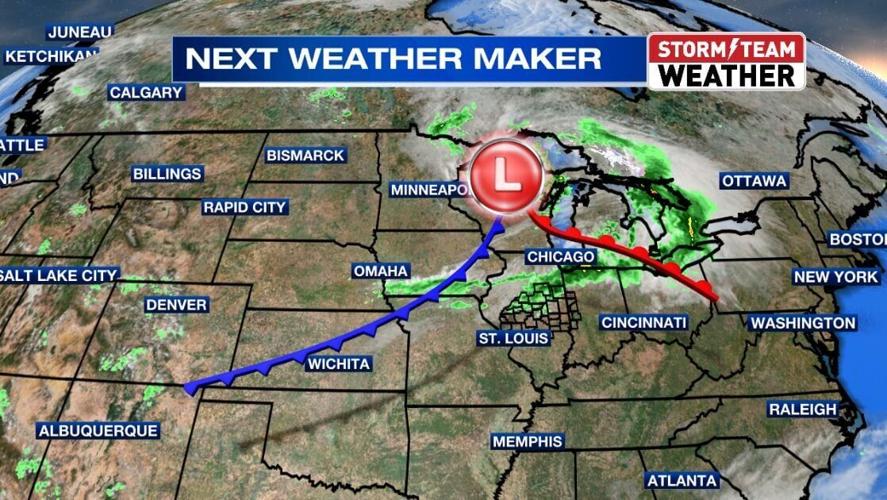 Warm up and storms expected Friday through early next week | Weather ...