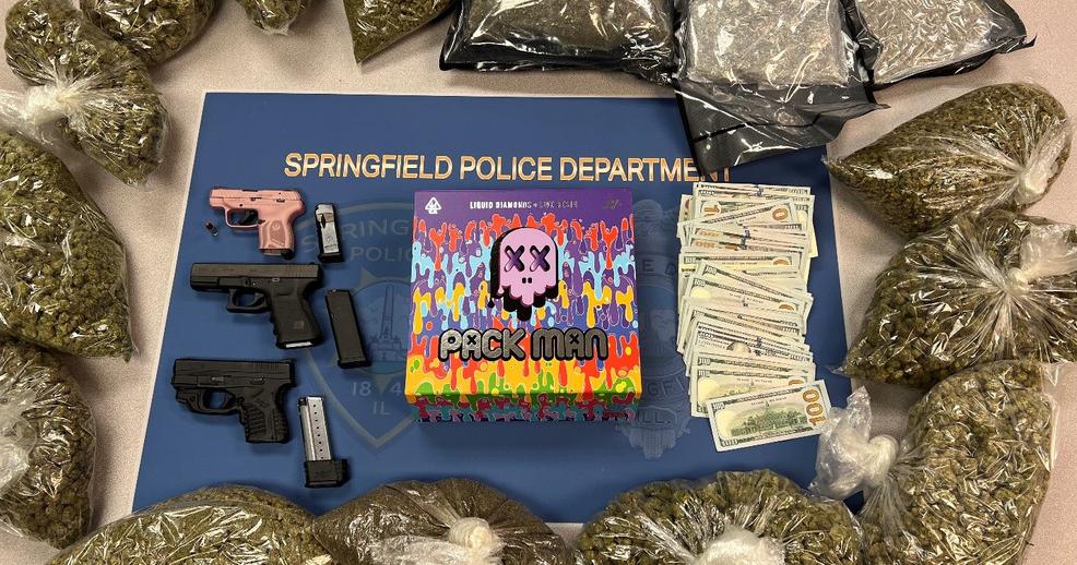 Springfield police seize guns, narcotics, cash; arrest 25-year-old ...