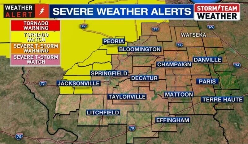 A Threat of Severe Storms Hangs Over Central Illinois | Weather ...