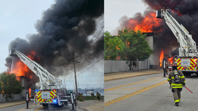 Decatur Fire Department responds to large commercial structure fire ...