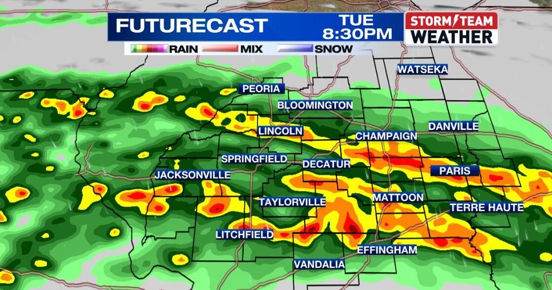 Illinois set for a rainy start to meteorological spring | Local News ...