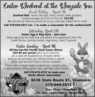 Easter Weekend at the Wayside Inn Good