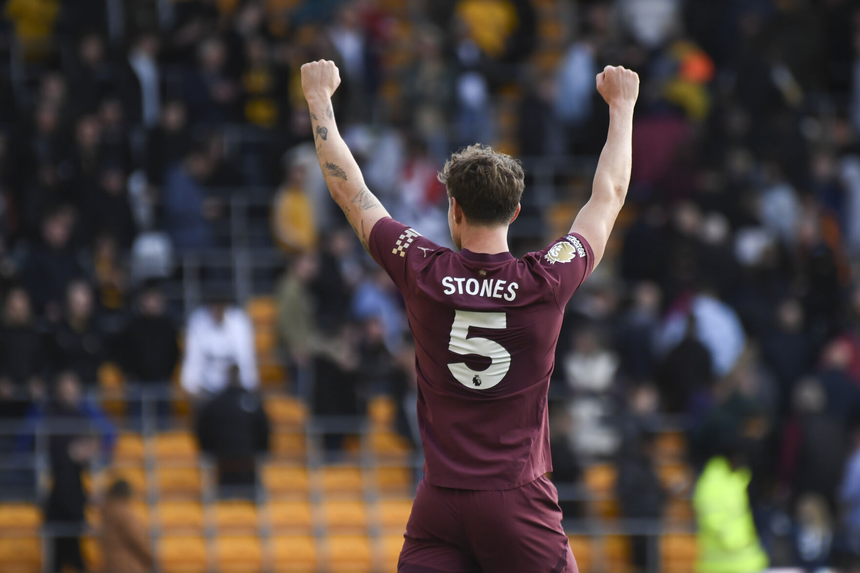 Stones Scores Injury-time Winner As Man City Beats Struggling Wolves 2 ...