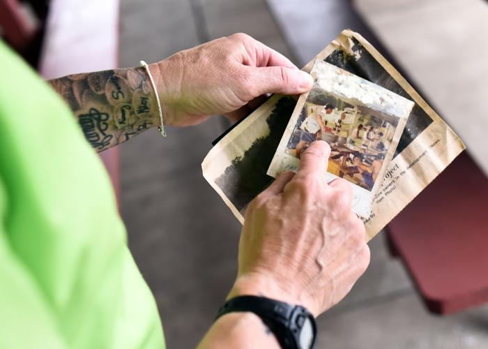 Edgewood Swim Club unearths time capsule as facility celebrates 50 years; rotary phone, floppy