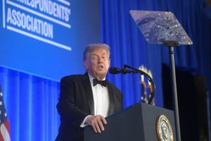 The Latest: Trump praises his sweeping tariffs while in Michigan for a speech on the economy