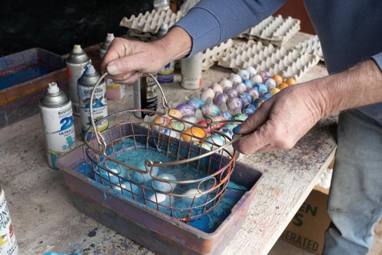 Volunteers paint more than 100 eggs for Mount Carmel hunt Local