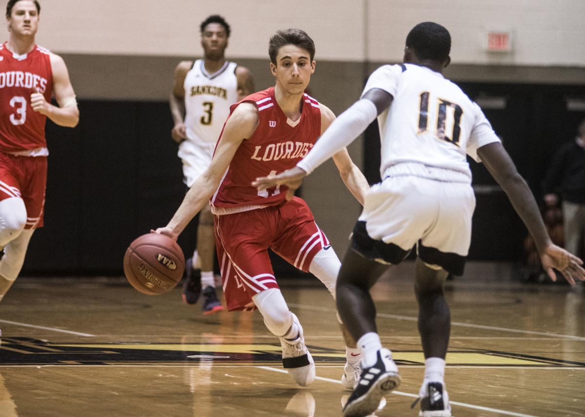 H S Boys Basketball Lourdes Falls To Favored Sankofa Freedom In