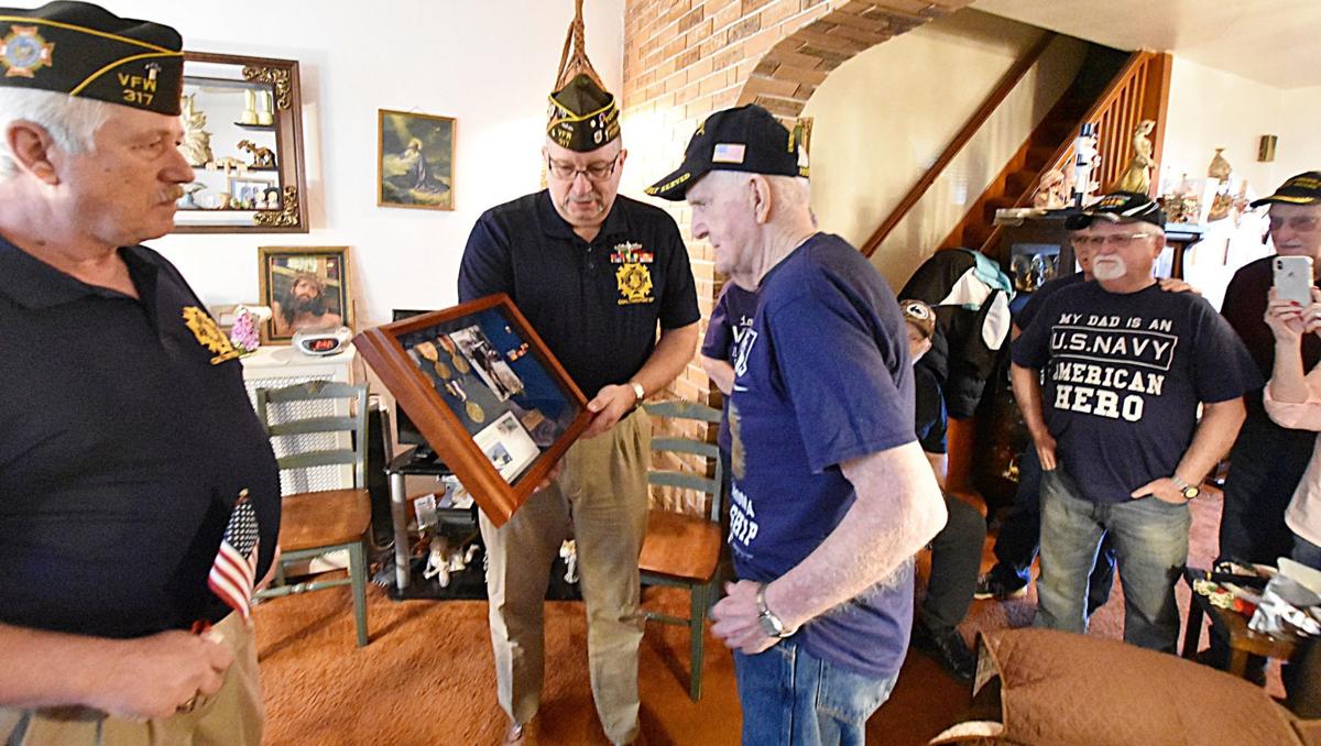 VFW presents medals to WWII Veteran