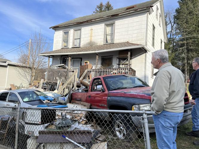 Coal Twp. officials tour blighted properties, discuss barriers to accountability Local