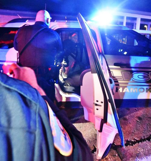 Car chase suspect in custody