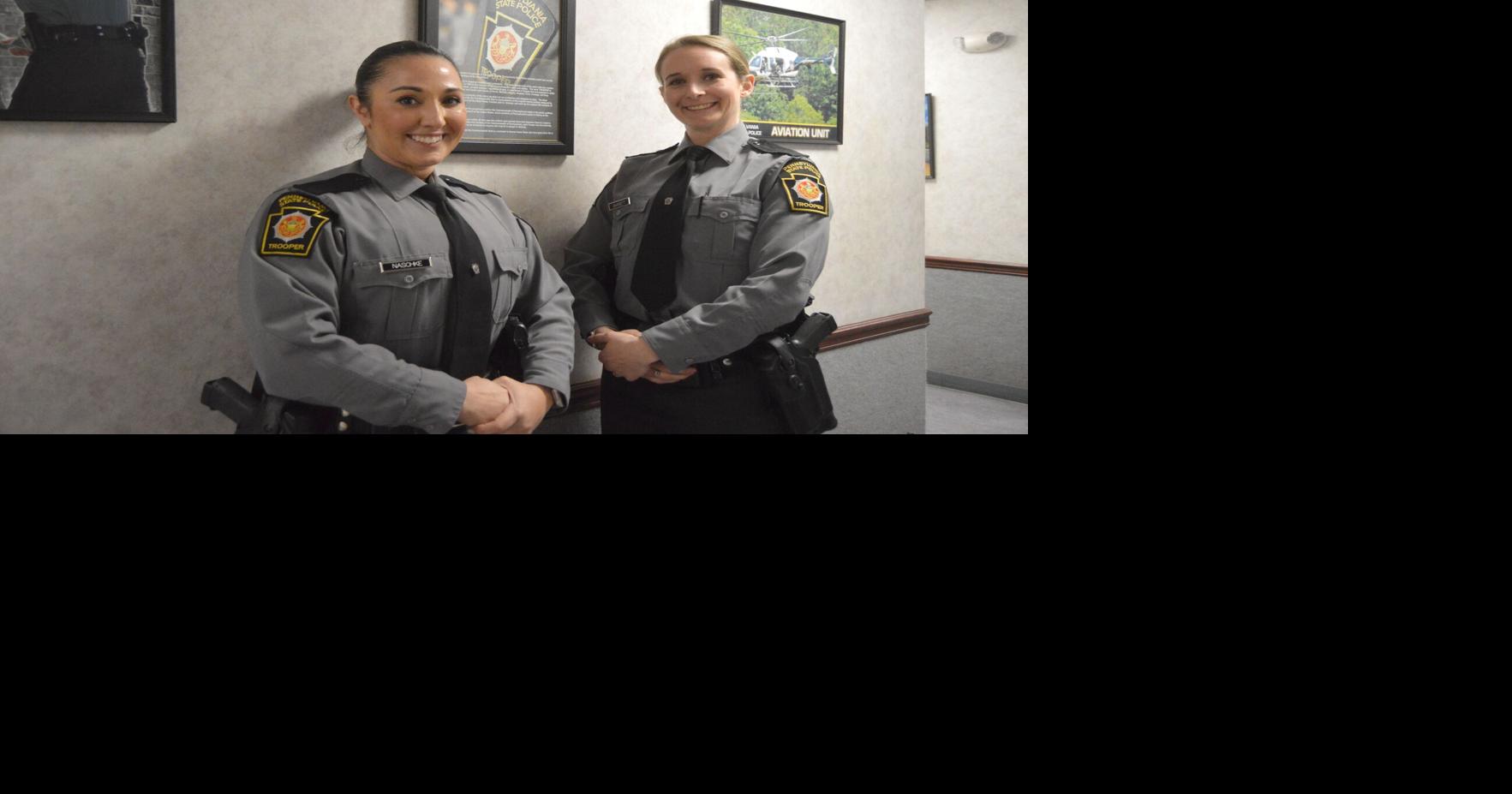 PSP Troopers Barrett, Naschke 'trailblazing' just by working | Local ...