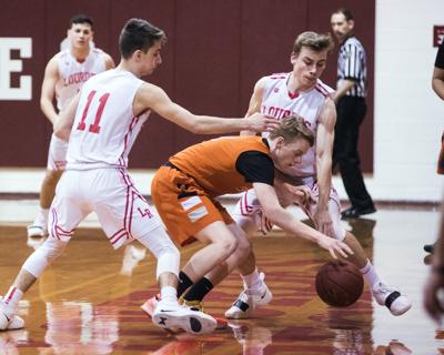 H S Boys Basketball Lourdes Regional Faces Tall Task In