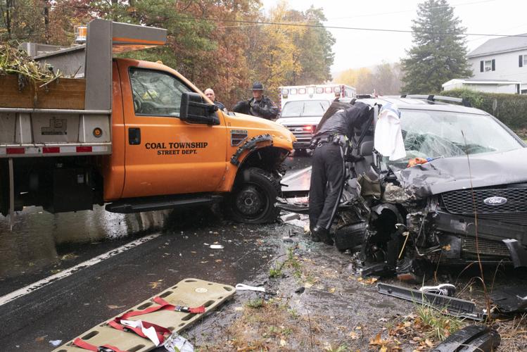 Coal Township Street Department vehicle involved in headon crash Local