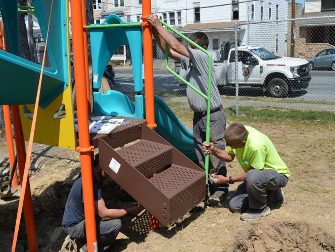 New playground equipment installed in Shamokin Local