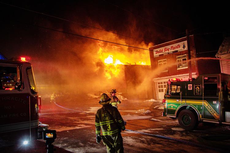 Mosor Fire Fire destroys Moser's Sanitation in Mount Carmel | Local | newsitem.com