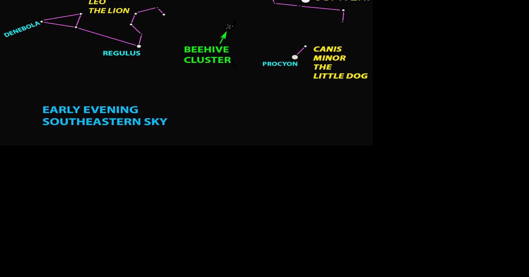 Starwatch: Astronomical spring boasts a beehive, a manger, donkeys in Shamokin night skies