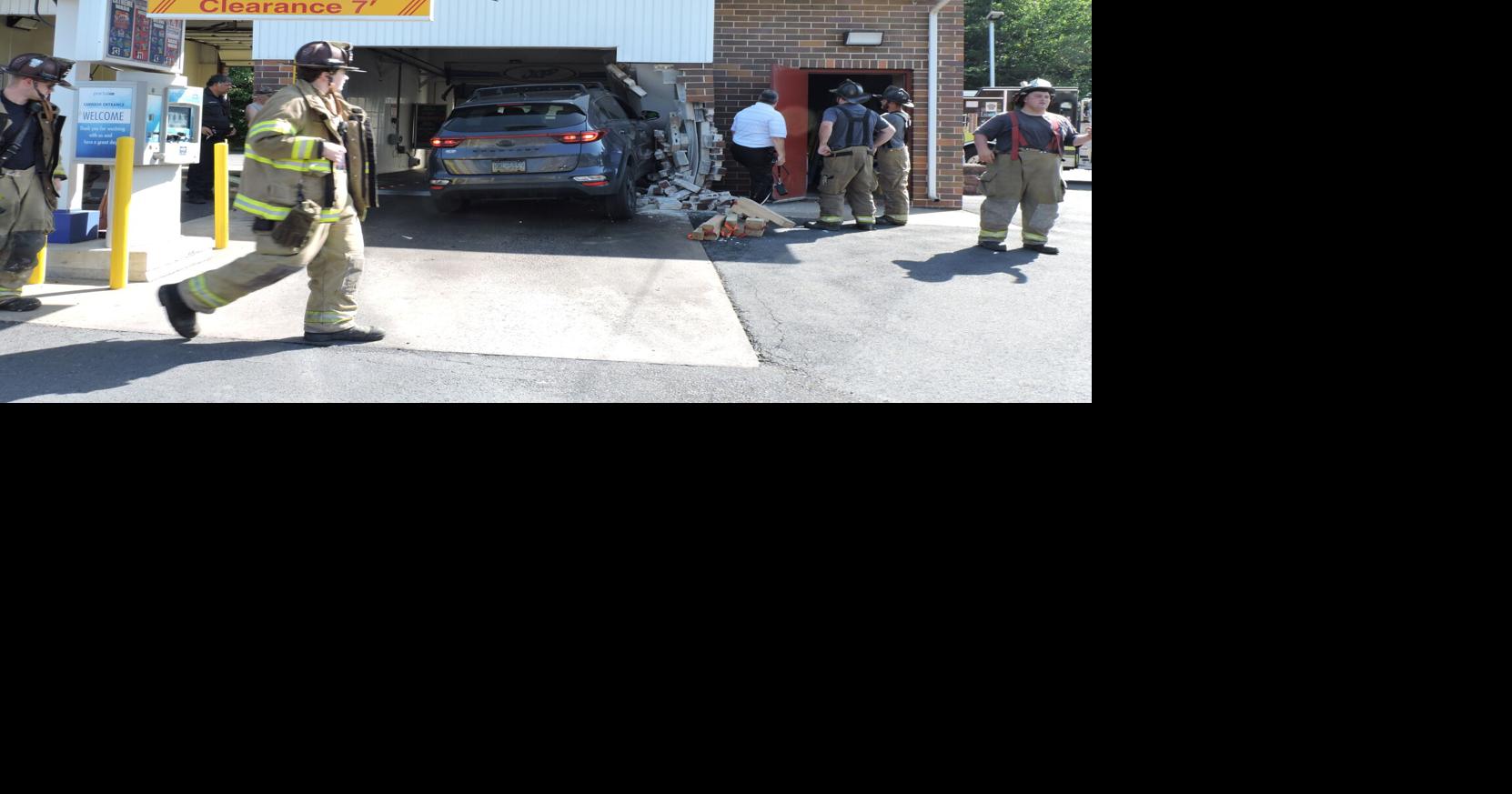 Vehicle caused significant damage to the Washery System Tuesday morning ...